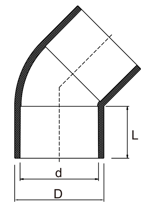 CPS001 45° Elbow