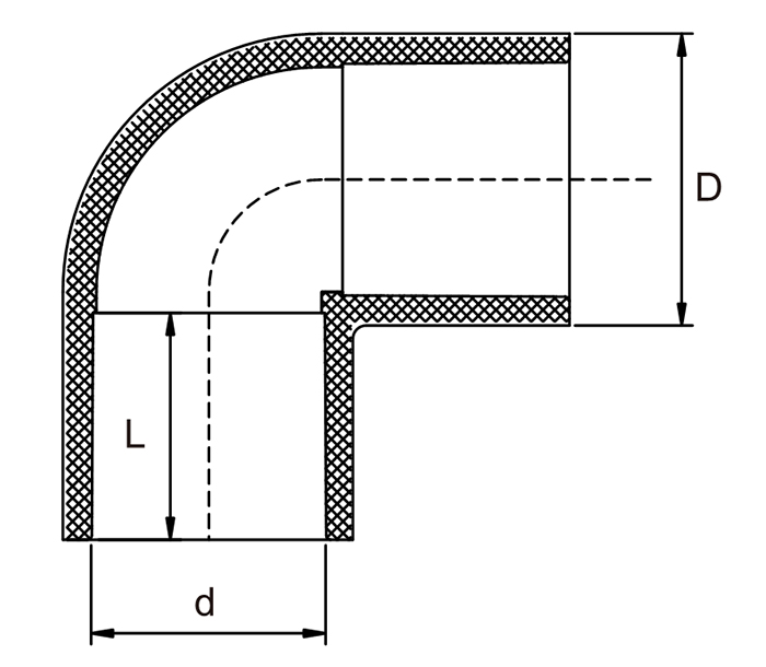 CPS002 90° Elbow