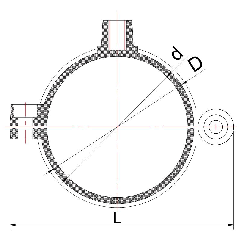 US006 Pipe Clamp