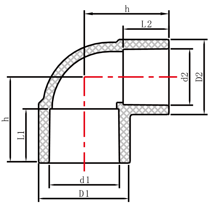 US6E07 Reducing Elbow