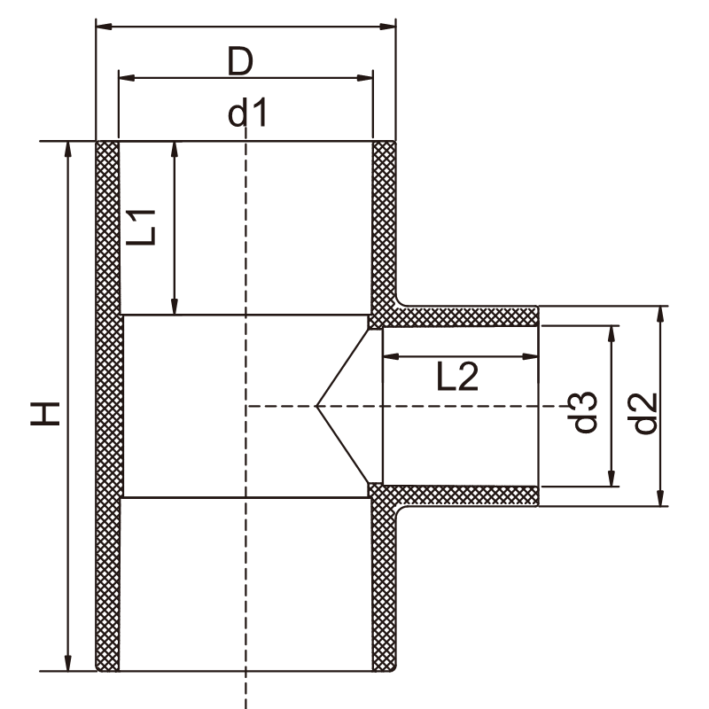 US4T02 Reducing Tee