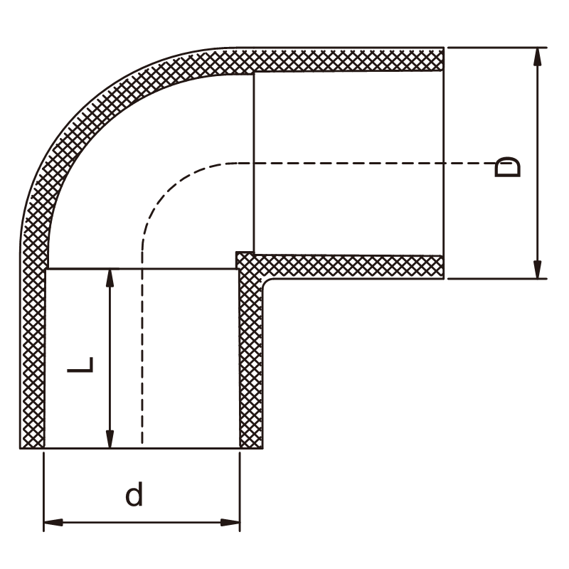 US4E02 90° Elbow