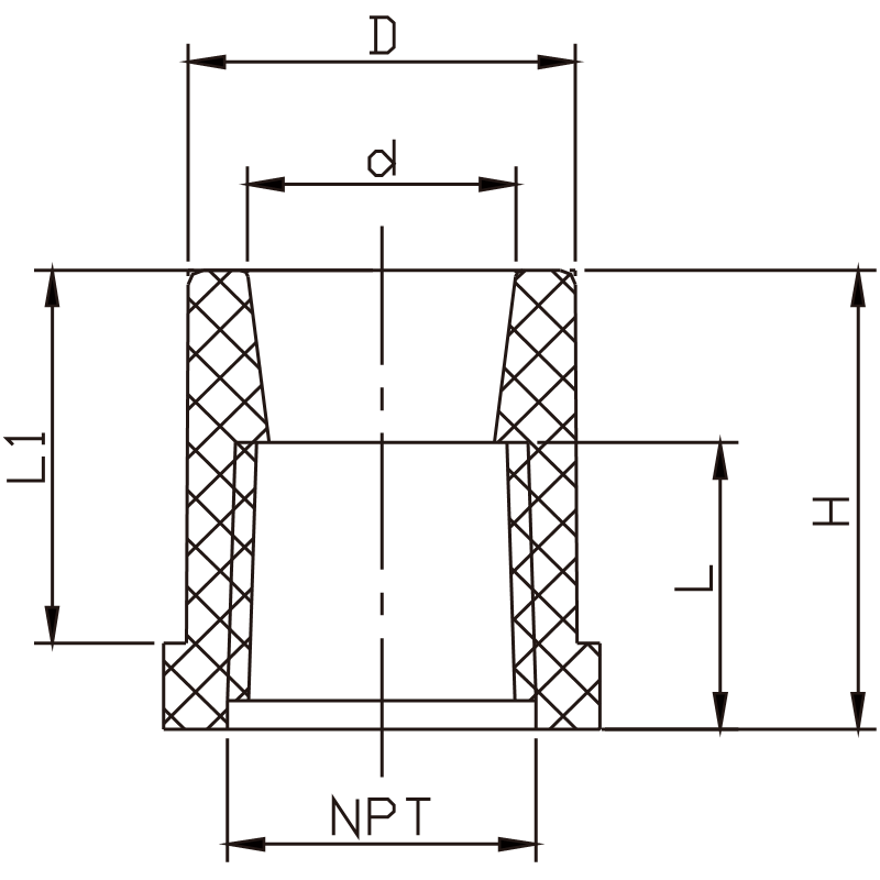 US4015 Female Reducing Ring