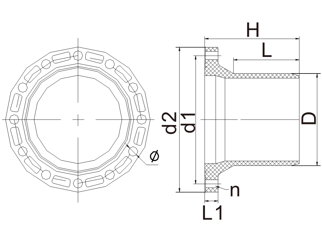 GP018 Insert Flange