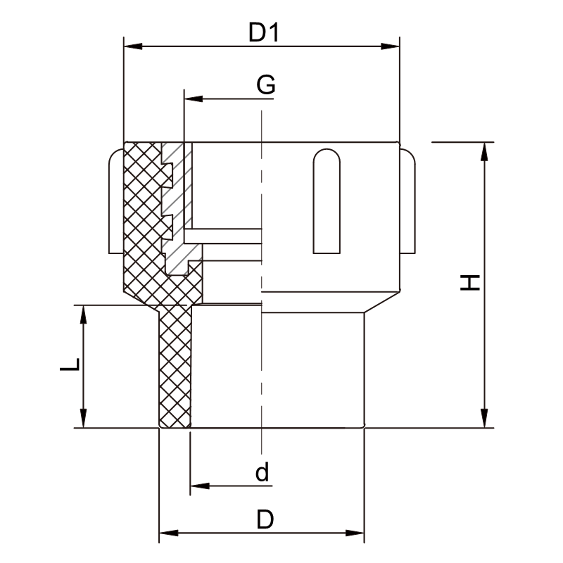 PESW008 Female Thread Socket