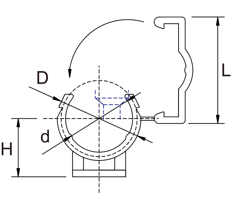 CP012 Mono D' Clips