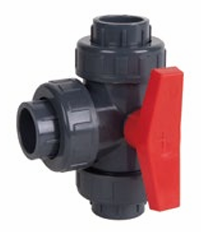 UTV01 3-WAYS BALL VALVE