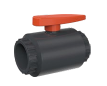 UCB07 PVC THREE PCS BALL VALVE