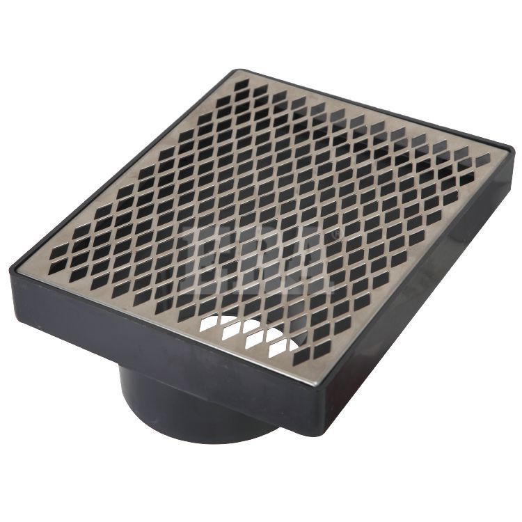 ASD002 Storm PVC Offset Grate W/SS Mesh (90mm)