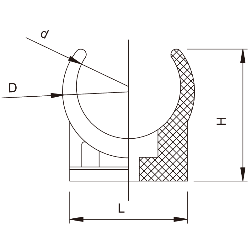 US007 Pipe Bracket