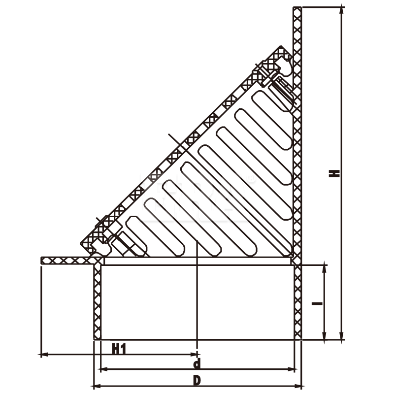 UDA010 Rain Water Outlet ASTM D2665