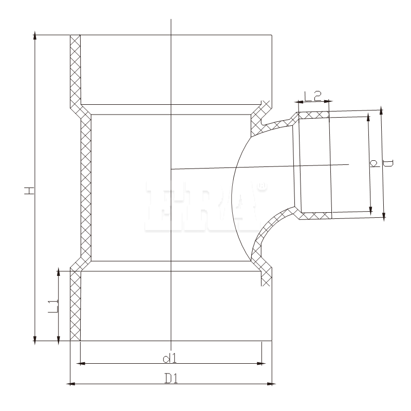 UDA012 Reducing Tee