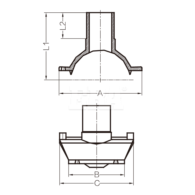 PEEF009 Branch Saddle