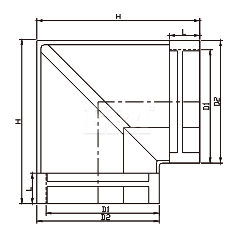 RWGA004-1 90° Inside Corner