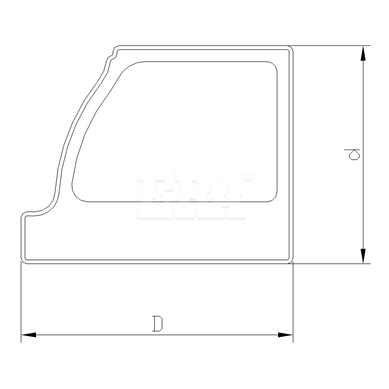 RWGA005-1 Left End Cap