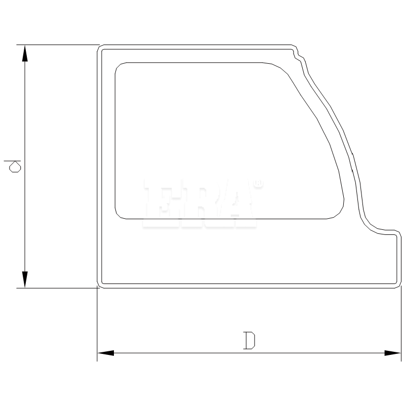 RWGA005-2 Right End Cap