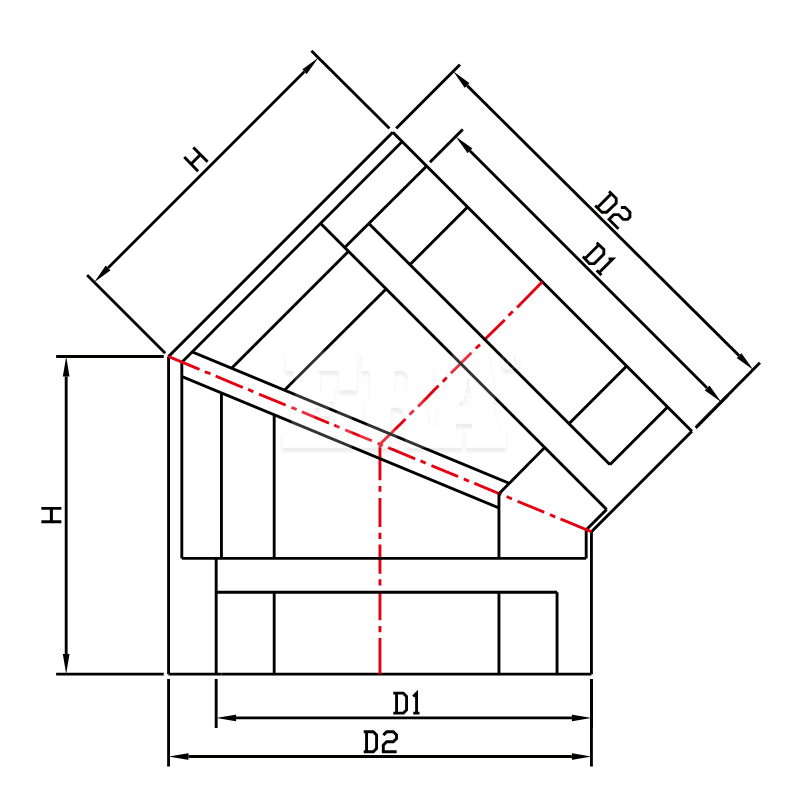 RWGA008-2 135° Outside Corner