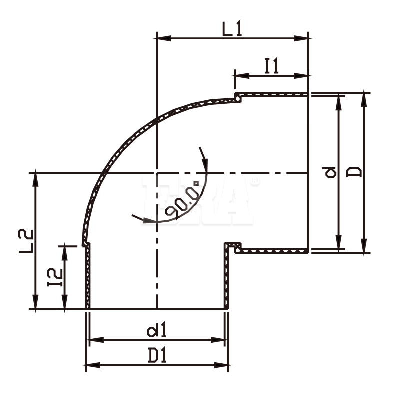 RWGA011 90° Diverter