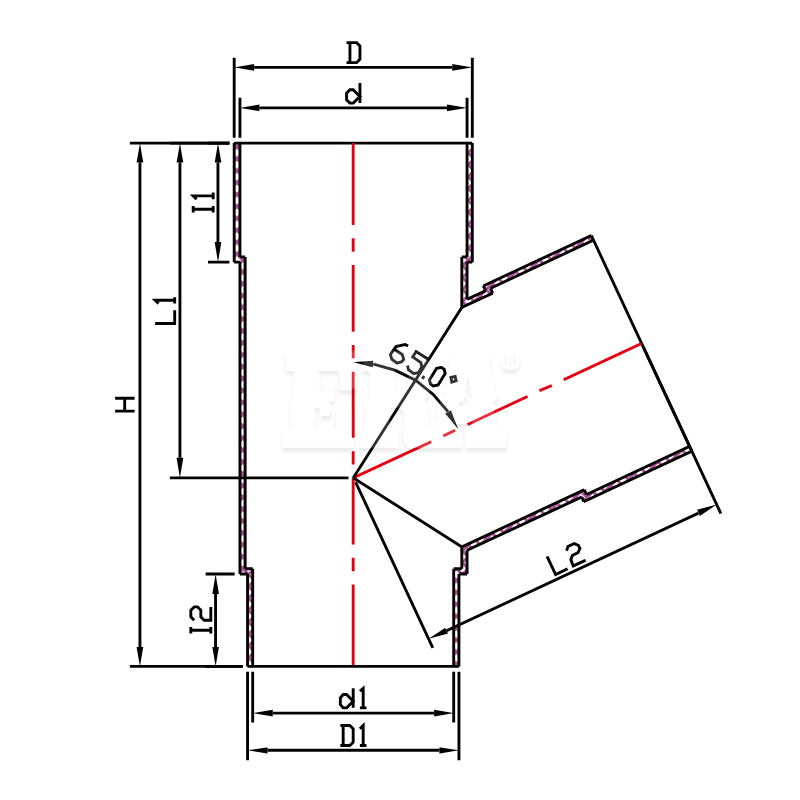 RWGA018 Skew Tee