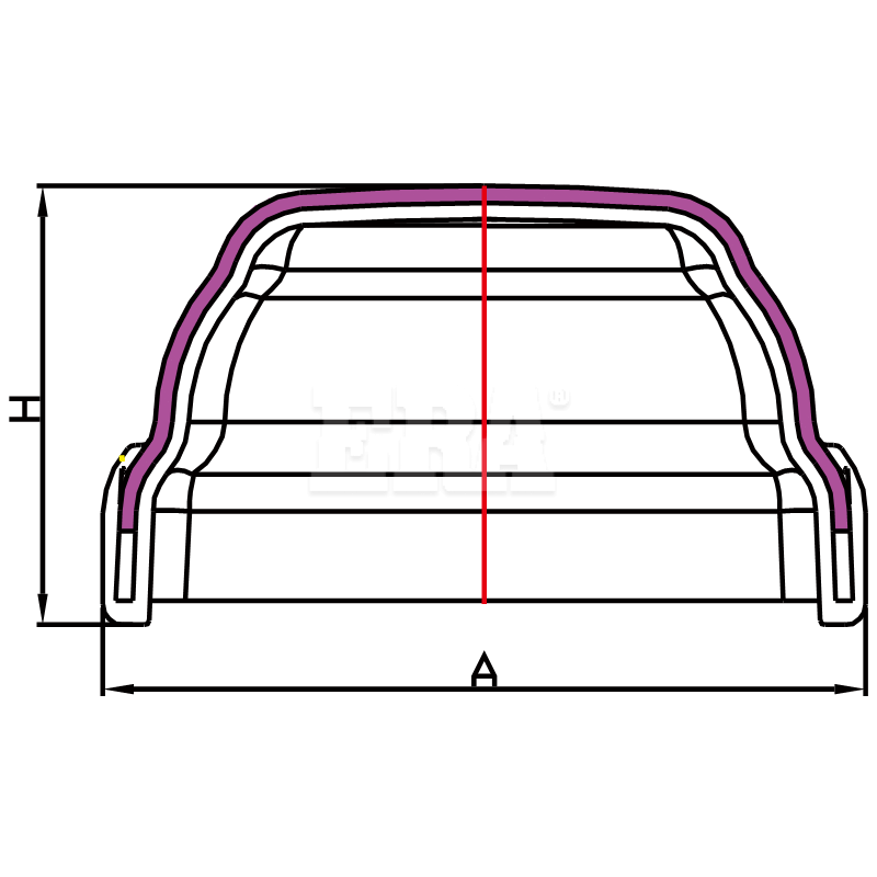 RWGF005 Square End Cap