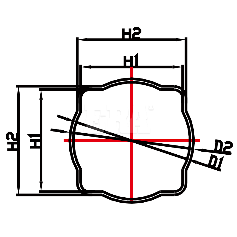 RWGF007 Square Rain Pipe