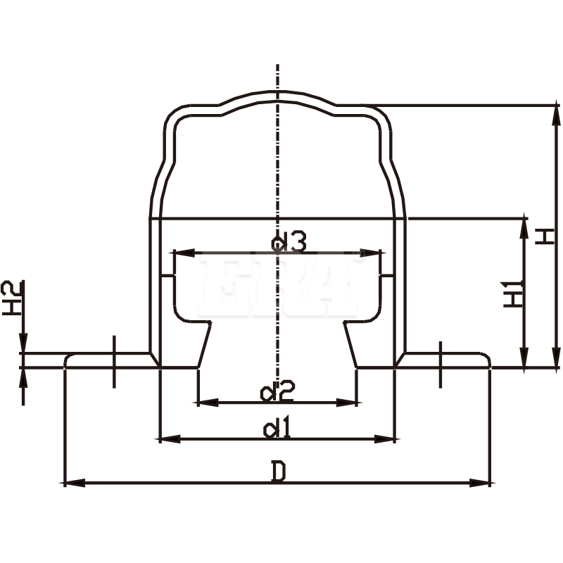 RWGF011 Square U Clamp