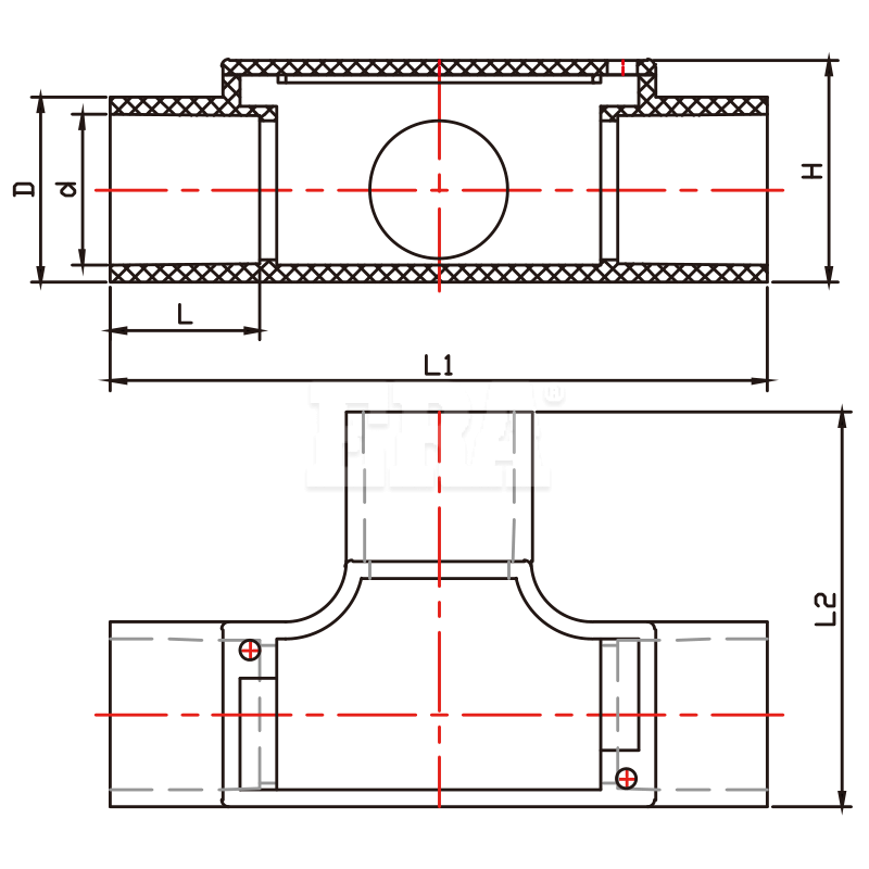 AED002 Conduit Inspection Tee