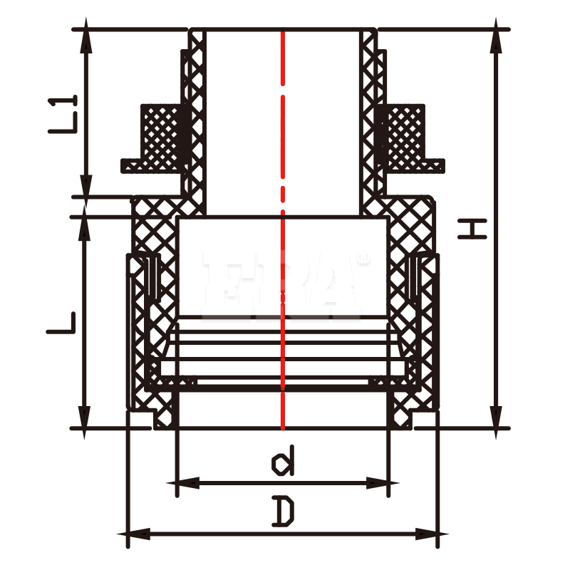 AED009 Corrugated Conduit Glands