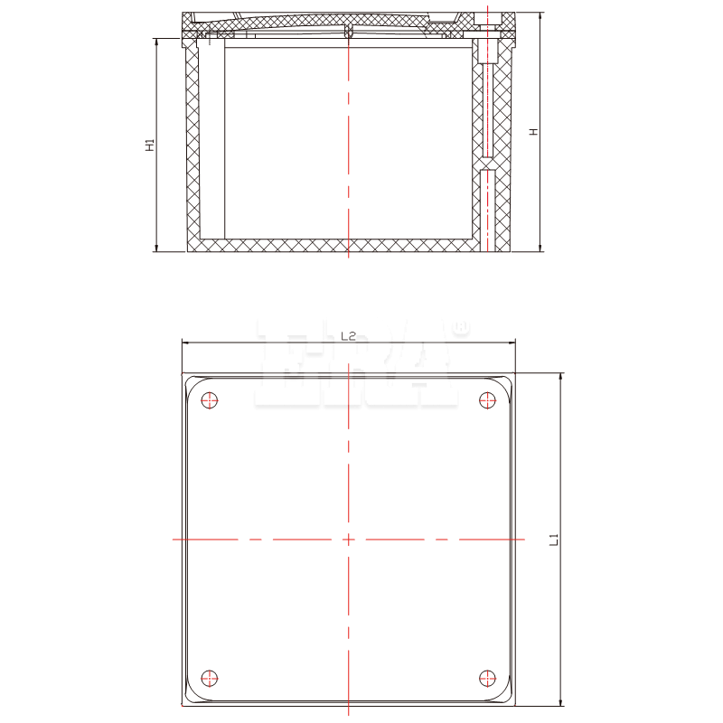 AED012 Conduit Adaptable Box