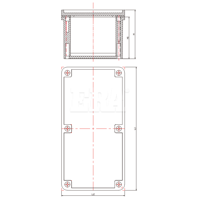 AED013 Conduit Adaptable Box