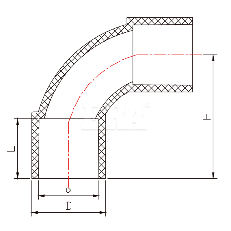 AED016 Conduit Elbow