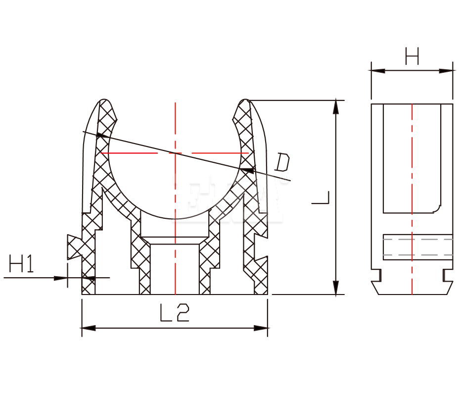 AED017 Mounting Clip