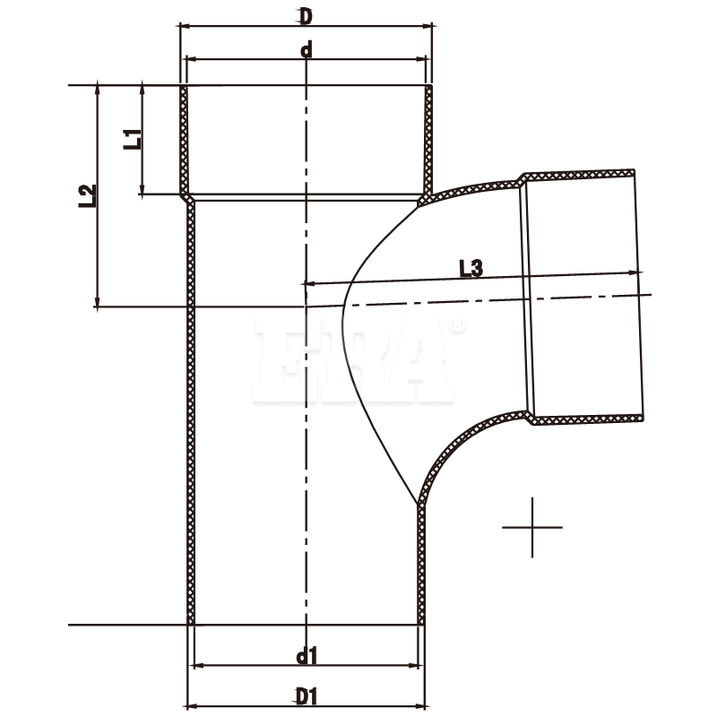 AUDT09 88° Junction M/F