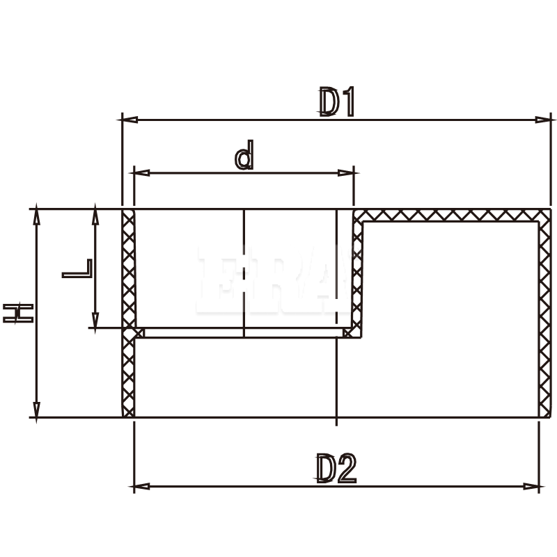 AUDR03 Pipe Reducer M/F