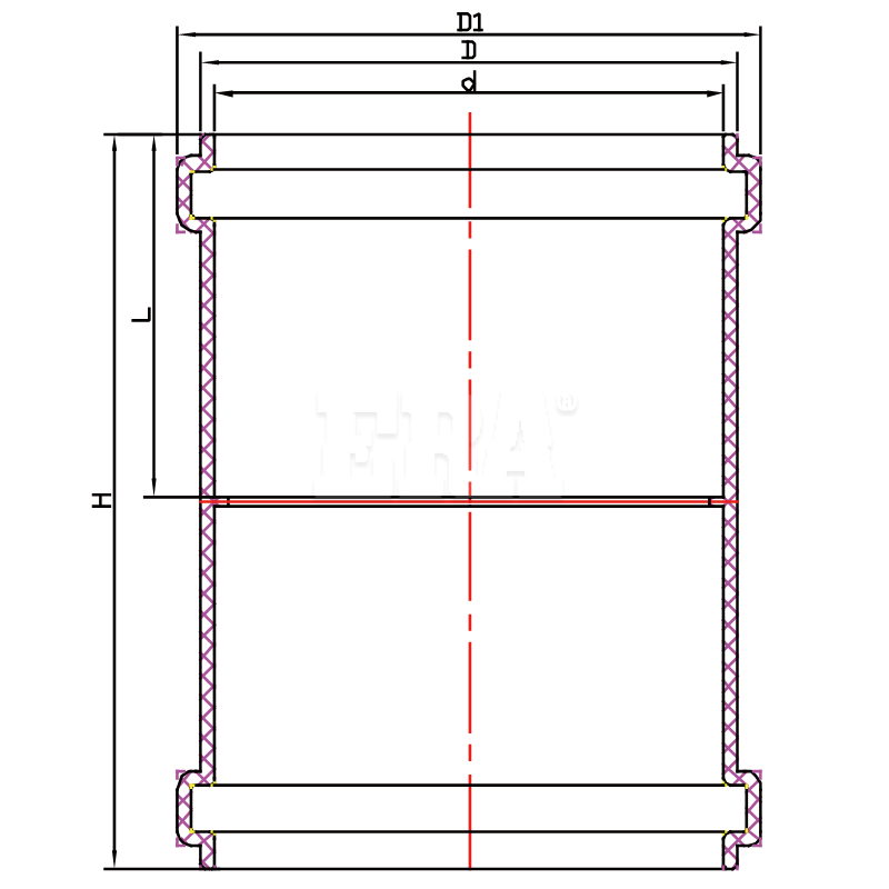 AUDC03 Coupling With Rubber