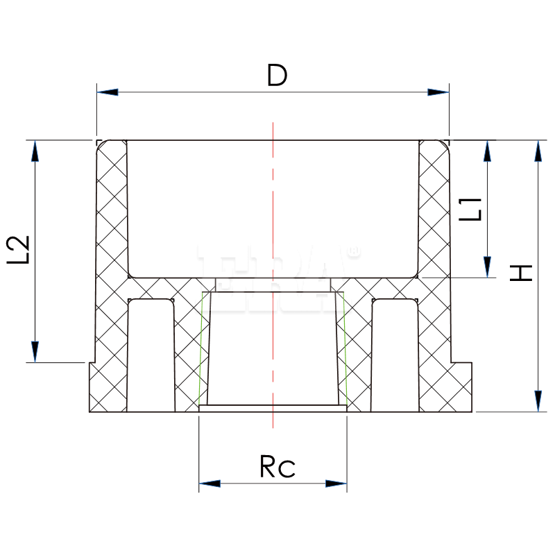 US6022 Female Reducing Ring