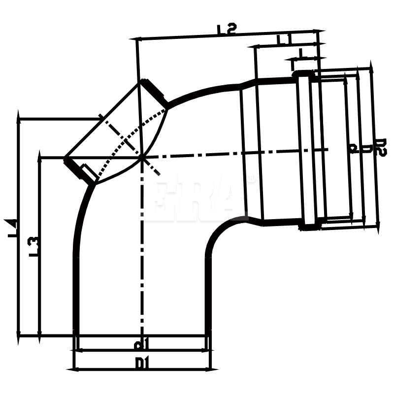 UDRN009 Inspection Elbow M/F