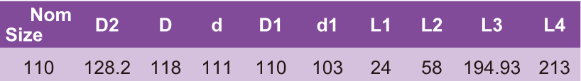 UDR014 90° Sweep With Single Socket Rubber