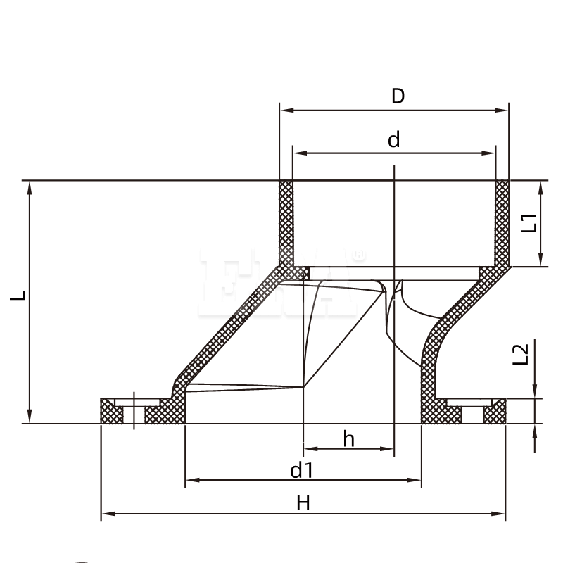 UDA022 Toilet Flange Off Set