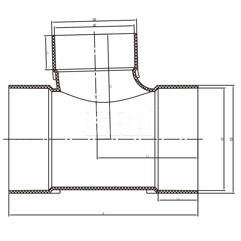 UDAL011 Reducing Tee