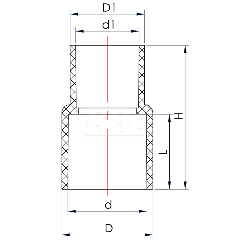 AED021 Conduit Reducing Coupling