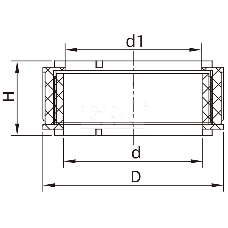 AED043 Male Female Conduit Bush