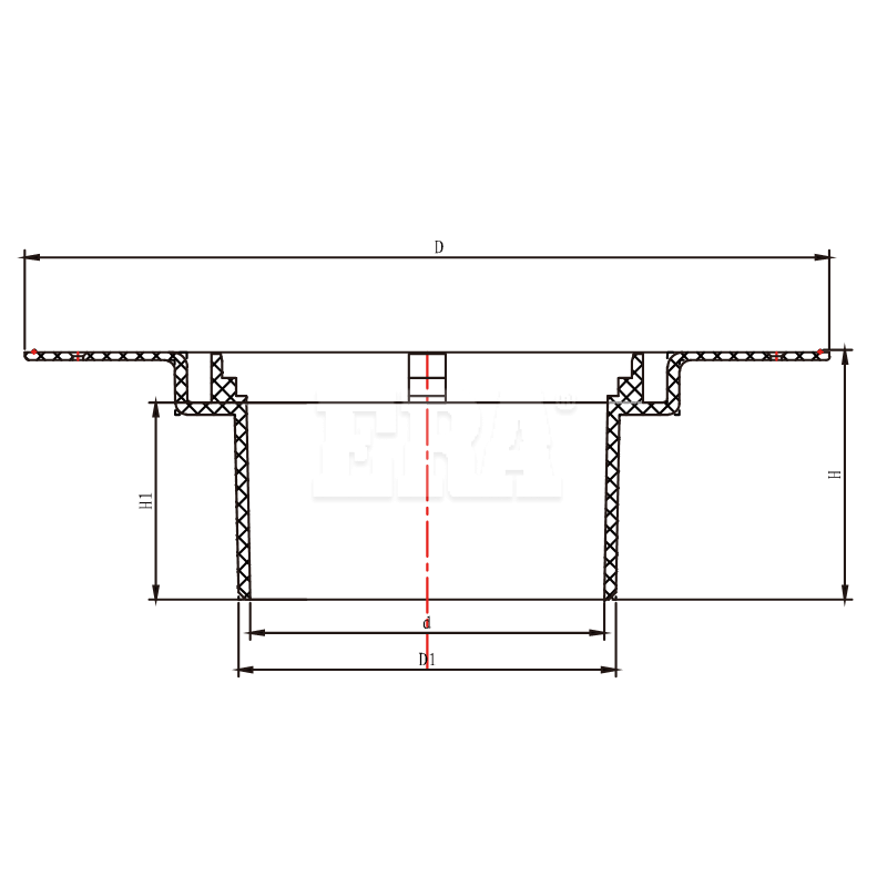 AUDF03 Tile Leak Control Flange