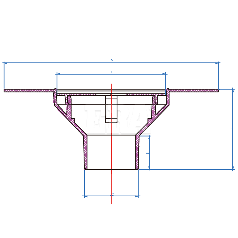 AUDF04 Puddle Flange