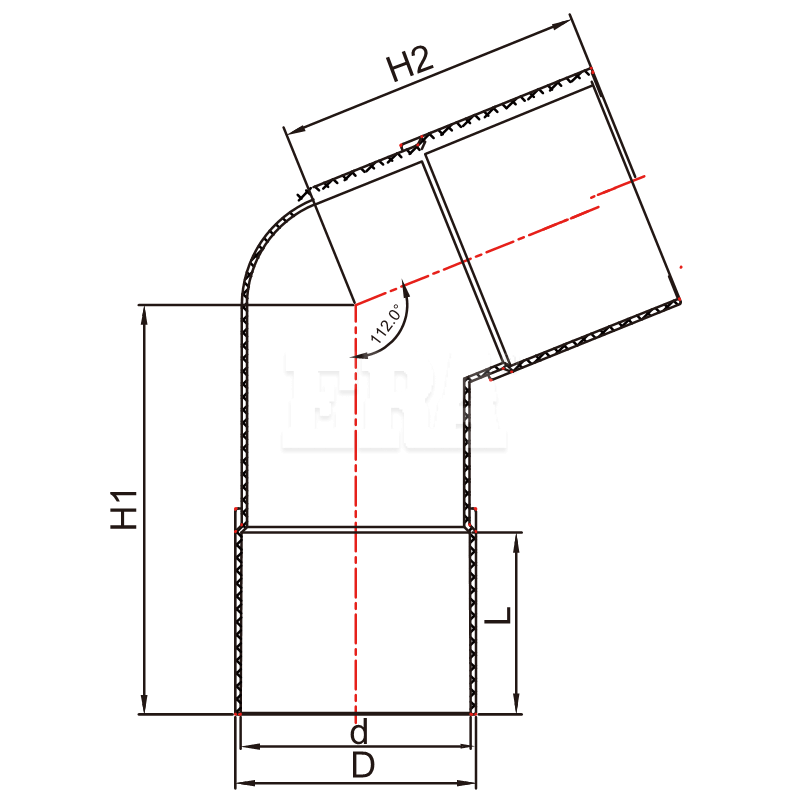 ASE04 112° Degree Elbow F F