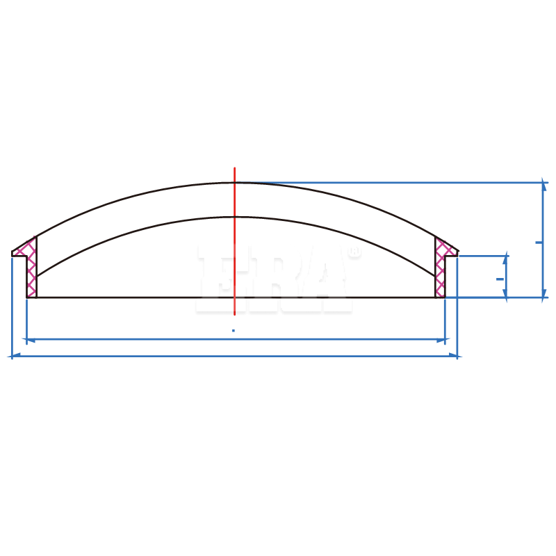 ASD005 Arched Poly Grate 125mm