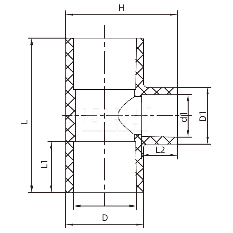 CPBS04 Reducing Tee