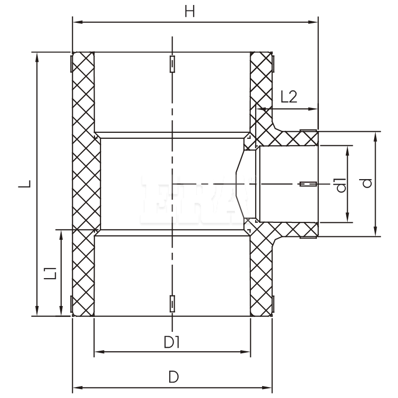 PRIIT02 Reducing Tee